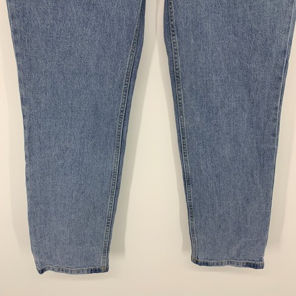 Everlane Jeans Original Cheeky High Rise Blue Denim Straight - Picture 6 of 12